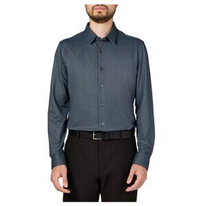 NWT Infinity Men's Textured Button Up Shirt